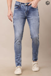 MEN’S Elegance Light Blue Slim Fit Jeans